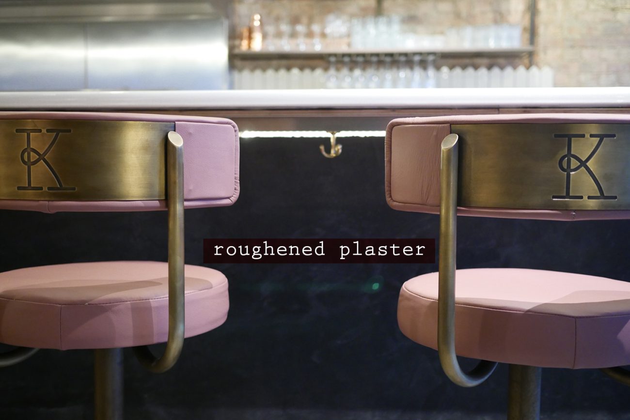 Kricket-soho-london-bar-restaurant-bespoke-seating-design-bar-stools-interiors caption